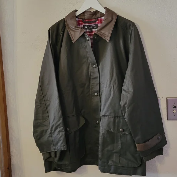 J. Crew Broken-in Barn Jacket - Olive Green